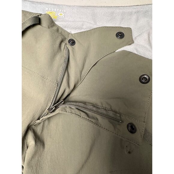 Mountain Hardwear Womens Pants 10 Convertible Stretch Tan Hiking Outdoor Active - Picture 4 of 10